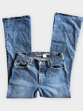 Old Navy Just Below Waist Bootcut Jeans Light Wash Y2K Size 6 Short